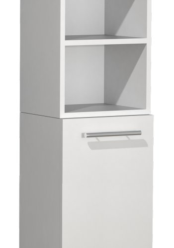 VCM NORDIC Lisalo badevrelse hjskab, m. 2 lger, 4 hylder, 2 bne rum - hvid tr