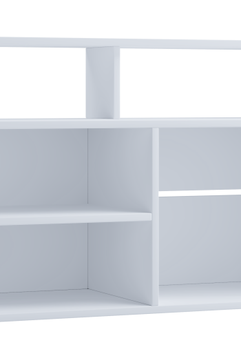 VCM NORDIC Balanisa TV-bord, m. 5 bne rum - hvid tr (90x36)