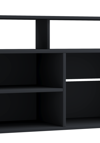 VCM NORDIC Balanisa TV-bord, m. 5 bne rum - sort tr (90x36)