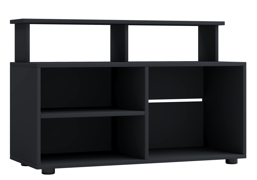 VCM NORDIC Balanisa TV-bord, m. 5 bne rum - sort tr (90x36)