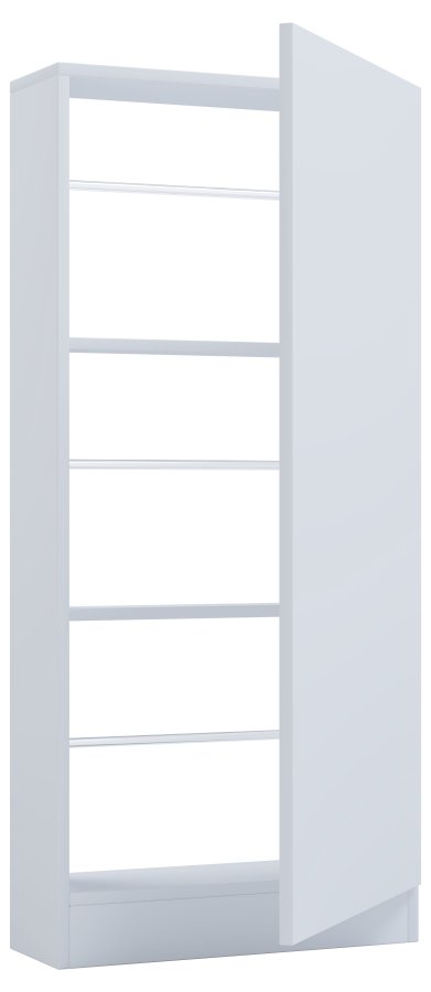 VCM NORDIC Fulisa skoskab, m. 1 lge, 2 hylder - hvid tr