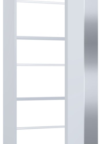 VCM NORDIC Fulisa skoskab, m. spejl p lge, 2 hylder - hvid tr