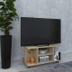 VCM NORDIC Findalo TV-bord, m. 4 rum og hjul - natur tr (80x40)