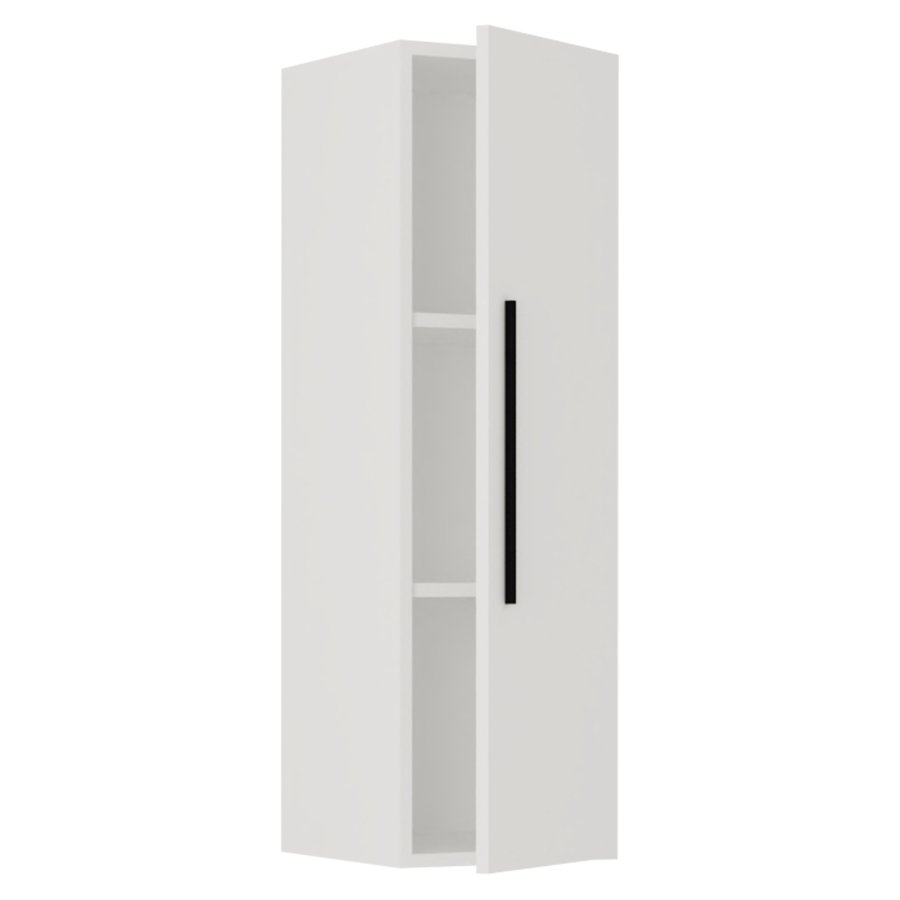 VCM NORDIC Arila L vgskab, m. 1 lge og 2 hylder - hvid tr