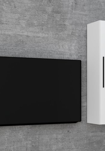 VCM NORDIC Arila XL vgskab, m. 1 lge og 3 hylder - hvid tr