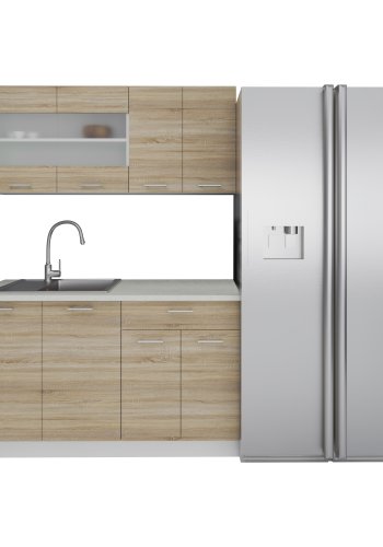 VCM NORDIC 140 Esilo 4-delt tekkken - glas og natur tr