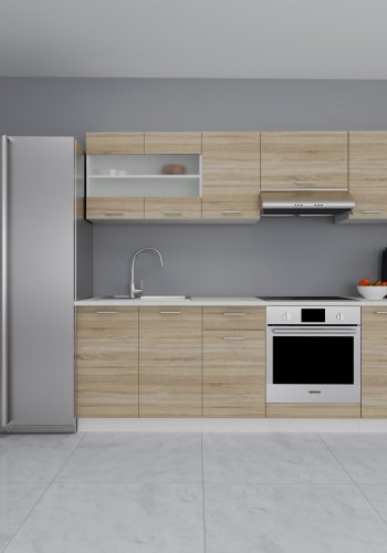 VCM NORDIC 240 Esilo 8-delt tekkken - glas og natur tr