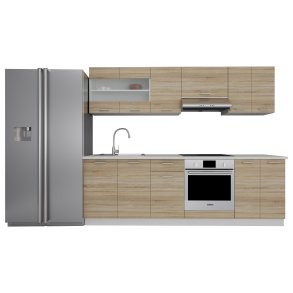 VCM NORDIC 240 Esilo 8-delt tekkken - glas og natur tr