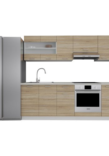 VCM NORDIC 240 Esilo 8-delt tekkken - glas og natur tr