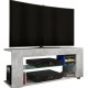 VCM NORDIC Plexalo XL TV-bord, m. 1 glashylde - gr tr (110x30)