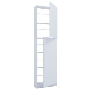 VCM NORDIC Fulisa XL skoskab, m. 2 lger, 4 hylder - hvid tr