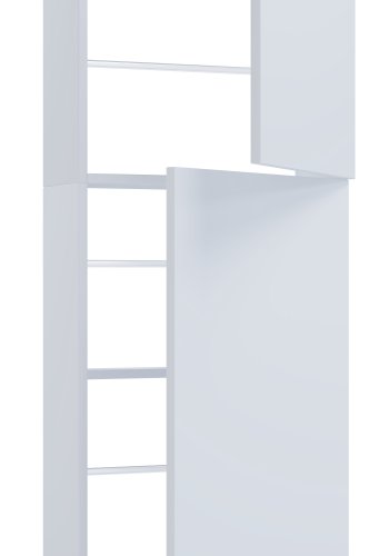 VCM NORDIC Fulisa XL skoskab, m. 2 lger, 4 hylder - hvid tr