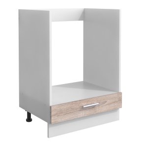 VCM NORDIC Esilo kkken ovnskab, m. 1 lge, justerbare fdder - hvid og natur tr