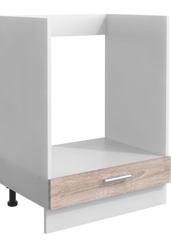 VCM NORDIC Esilo kkken ovnskab, m. 1 lge, justerbare fdder - hvid og natur tr