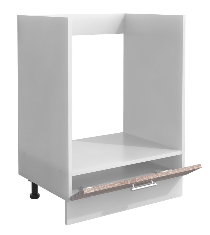 VCM NORDIC Esilo kkken ovnskab, m. 1 lge, justerbare fdder - hvid og natur tr