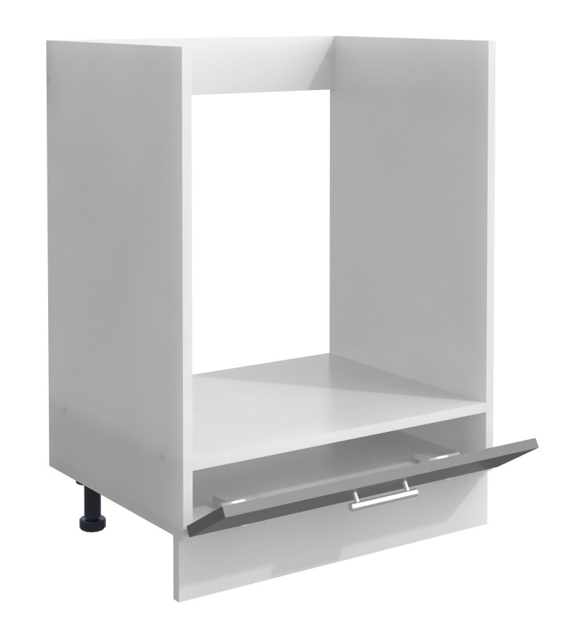 VCM NORDIC Esilo kkken ovnskab, m. 1 lge, justerbare fdder - hvid og antracitgr tr