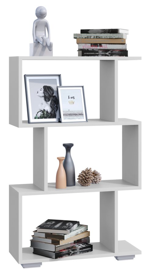 VCM NORDIC Palusa M reol, m. 3 rum - hvid tr