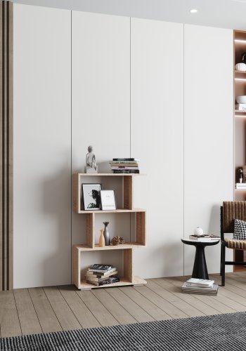 VCM NORDIC Palusa M reol, m. 3 rum - natur tr