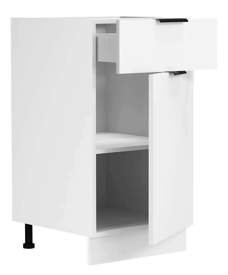 VCM NORDIC Fasola kkkenunderskab, m. 1 lge, 1 skuffe, 1 hylde - hvid tr (B:40)