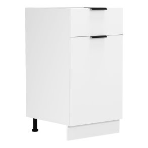 VCM NORDIC Fasola kkkenunderskab, m. 1 lge, 1 skuffe, 1 hylde - hvid tr (B:40)