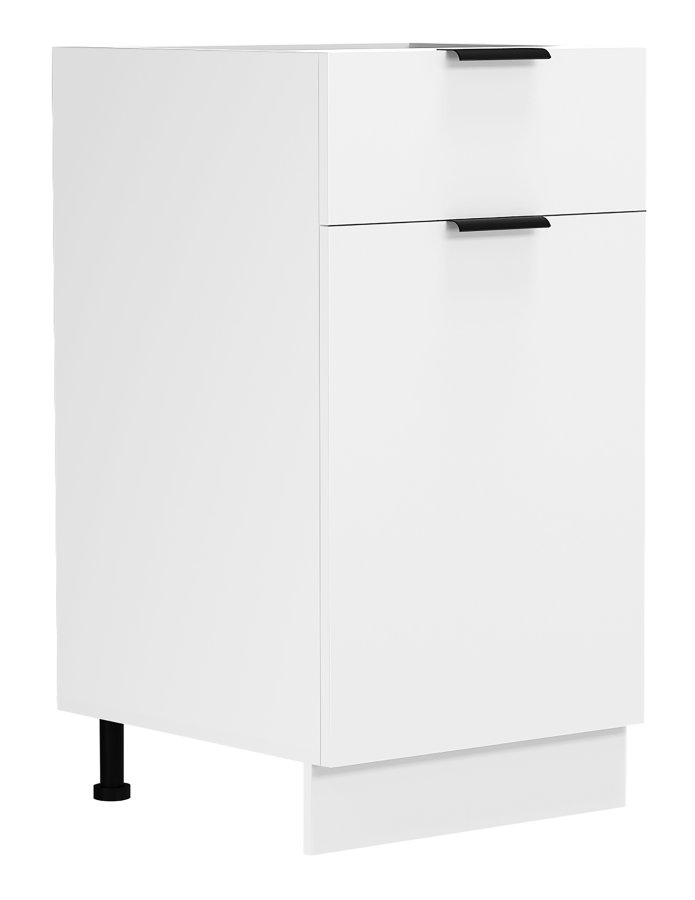 VCM NORDIC Fasola kkkenunderskab, m. 1 lge, 1 skuffe, 1 hylde - hvid tr (B:40)