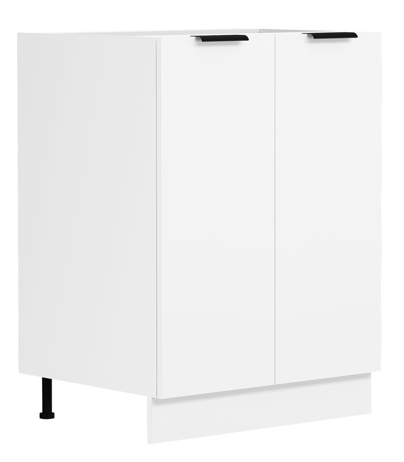 VCM NORDIC Fasola kkkenunderskab, m. 2 lger, 1 hylde - hvid tr (B:60)