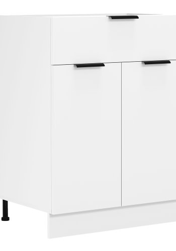 VCM NORDIC Fasola kkkenunderskab, m. 2 lger, 1 skuffe, 1 hylde - hvid tr (B:60)