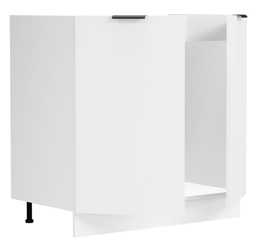 VCM NORDIC Fasola kkkenunderskab til hndvask, m. 2 lger - hvid tr (B:80)