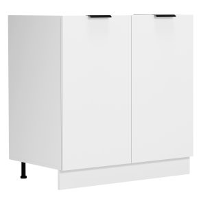 VCM NORDIC Fasola kkkenunderskab til hndvask, m. 2 lger - hvid tr (B:80)