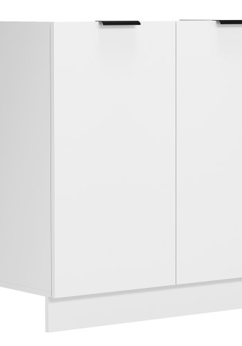 VCM NORDIC Fasola kkkenunderskab til hndvask, m. 2 lger - hvid tr (B:80)