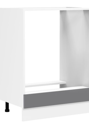 VCM NORDIC Fasola kkkenskab til ovn og indbygget kogeplade - antracitgr/hvid tr