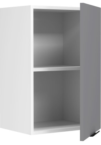 VCM NORDIC Fasola kkken vgskab, m. 1 lge og 1 hylde - antracitgr/hvid tr (B:40)