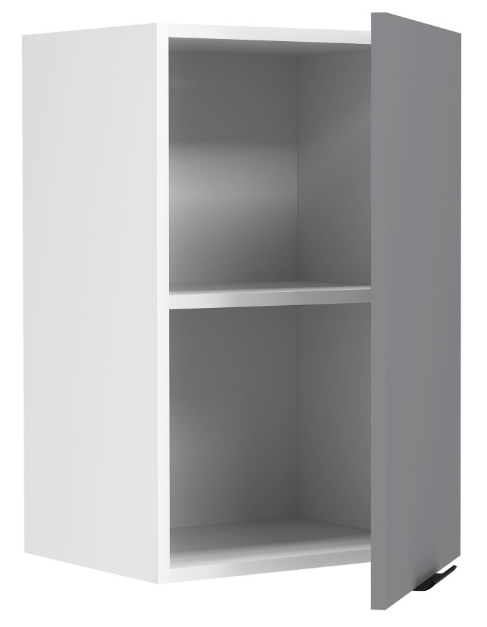 VCM NORDIC Fasola kkken vgskab, m. 1 lge og 1 hylde - antracitgr/hvid tr (B:40)