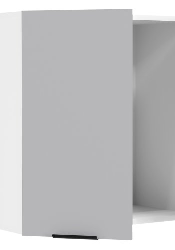 VCM NORDIC Fasola kkken vgskab, m. 2 lger og 1 hylde - antracitgr/hvid tr (B:60)