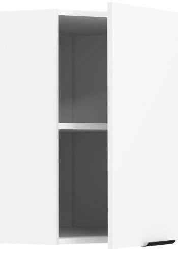 VCM NORDIC Fasola kkken hjrnevgskab, m. 1 lge og 1 hylde - hvid tr (B:57)