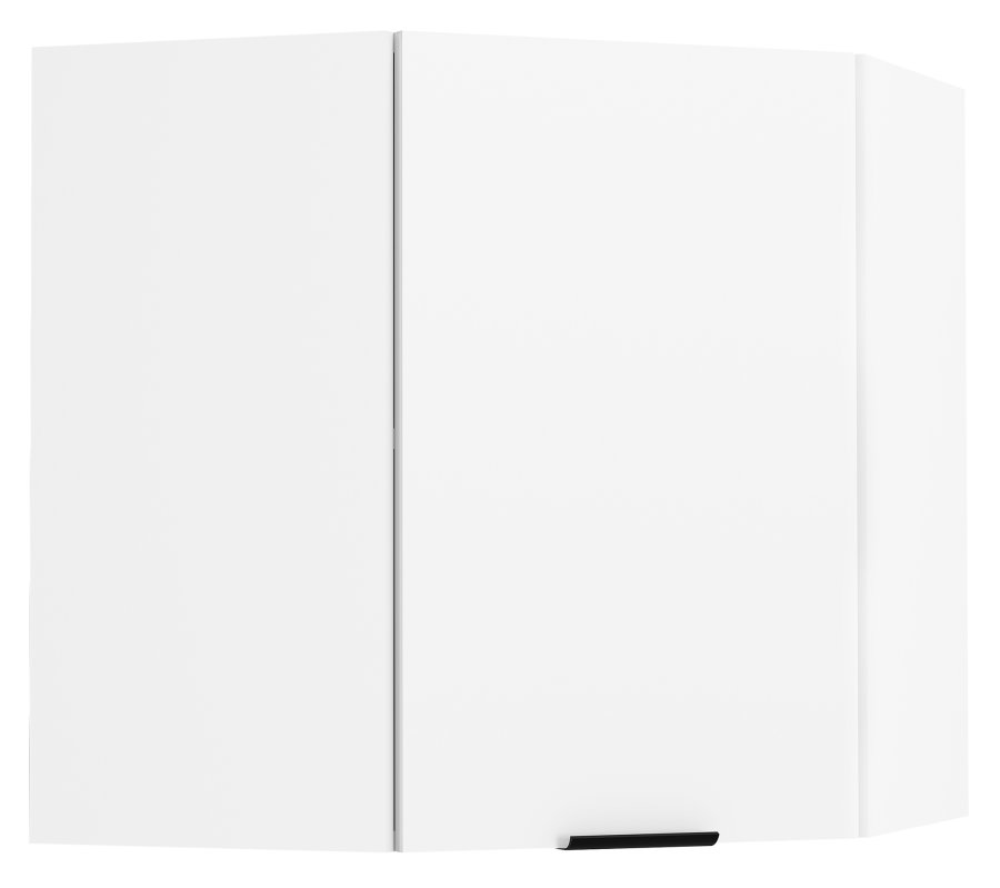 VCM NORDIC Fasola kkken hjrnevgskab, m. 1 lge og 1 hylde - hvid tr (B:57)