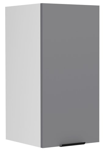 VCM NORDIC Fasola kkken vgskab, m. 1 lge og 1 hylde - antracitgr/hvid tr (B:30)