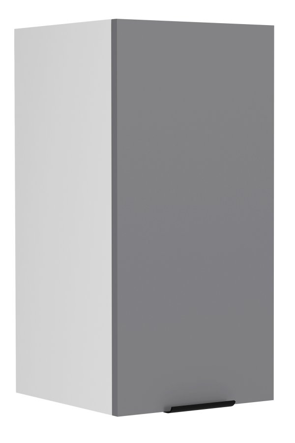 VCM NORDIC Fasola kkken vgskab, m. 1 lge og 1 hylde - antracitgr/hvid tr (B:30)