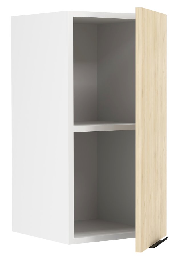 VCM NORDIC Fasola kkken vgskab, m. 1 lge og 1 hylde - natur/hvid tr (B:30)