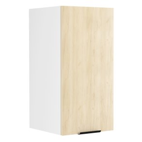 VCM NORDIC Fasola kkken vgskab, m. 1 lge og 1 hylde - natur/hvid tr (B:30)