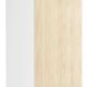 VCM NORDIC Fasola kkken vgskab, m. 1 lge og 1 hylde - natur/hvid tr (B:30)