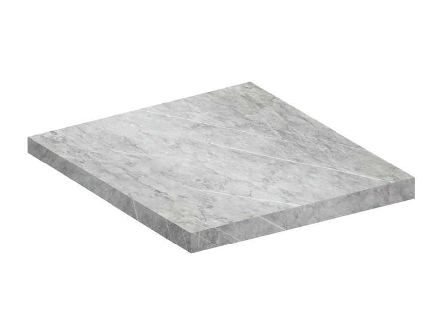 VCM NORDIC Fasola kkkenbordplade, kvadratisk - hvid tr (60x60)