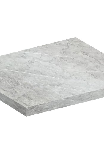 VCM NORDIC Fasola kkkenbordplade, rektangulr - hvid tr (80x60)