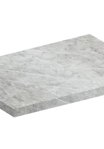 VCM NORDIC Fasola kkkenbordplade, rektangulr - hvid tr (100x60)