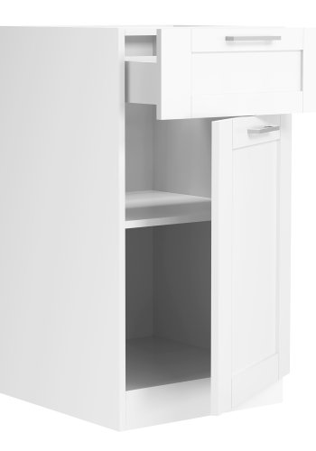 VCM NORDIC Colura kkkenunderskab, m. 1 lge, 1 skuffe, 1 hylde - hvid tr (B:40)