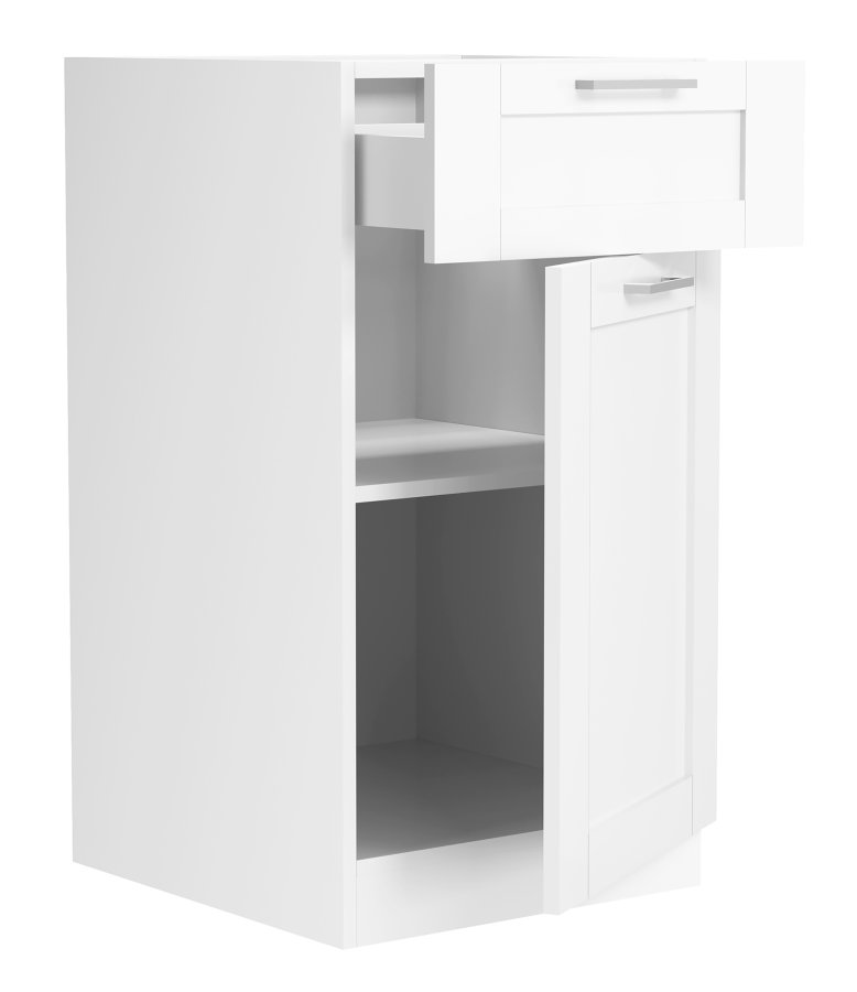 VCM NORDIC Colura kkkenunderskab, m. 1 lge, 1 skuffe, 1 hylde - hvid tr (B:40)