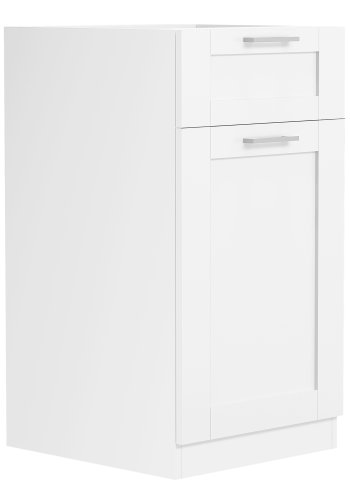 VCM NORDIC Colura kkkenunderskab, m. 1 lge, 1 skuffe, 1 hylde - hvid tr (B:40)