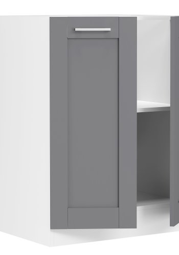 VCM NORDIC Colura kkkenunderskab, m. 2 lger, 1 hylde - antracitgr/hvid tr (B:60)