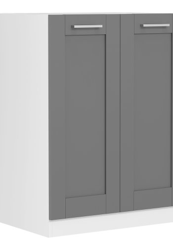 VCM NORDIC Colura kkkenunderskab, m. 2 lger, 1 hylde - antracitgr/hvid tr (B:60)