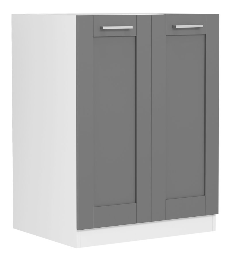 VCM NORDIC Colura kkkenunderskab, m. 2 lger, 1 hylde - antracitgr/hvid tr (B:60)